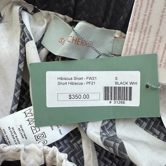 Silvia Tcherassi silk shorts size small NEW - Picture 5 of 5